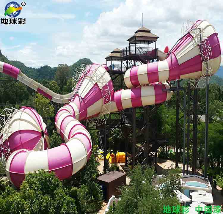 水上樂(lè)園專(zhuān)用丙烯酸涂料水上設(shè)備防腐漆地球彩丙烯酸涂料