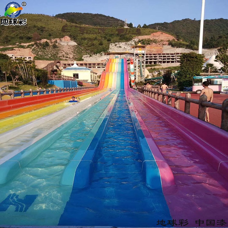 中山金馬漂流用丙烯酸面漆防銹施工噴涂